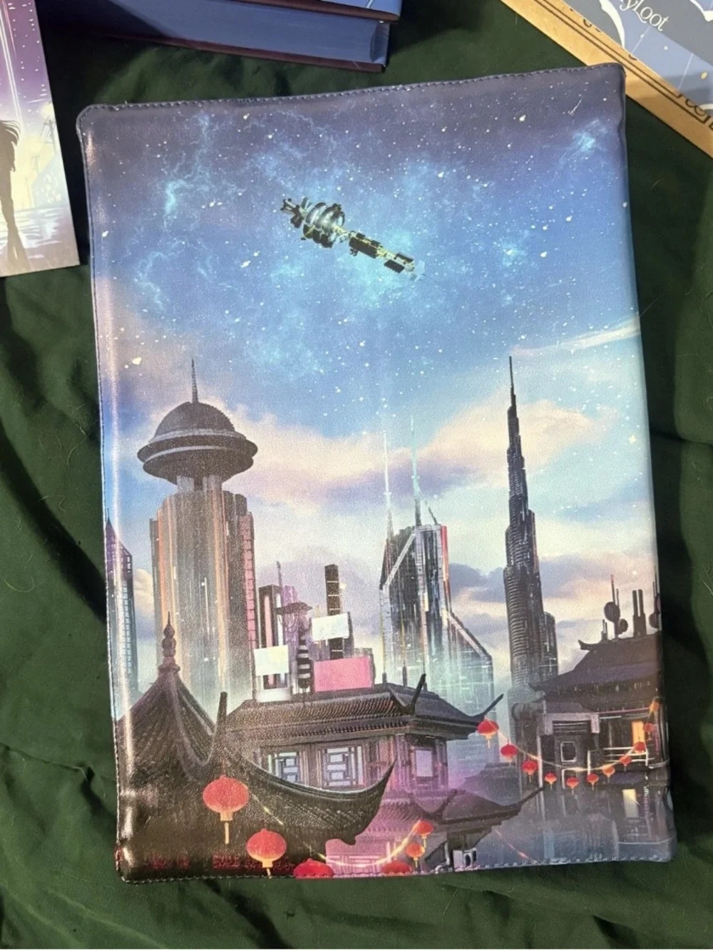 Fairyloot YA December 2025 Coldwire by Chloe Gong Book Vase Overlays Socks Tarot